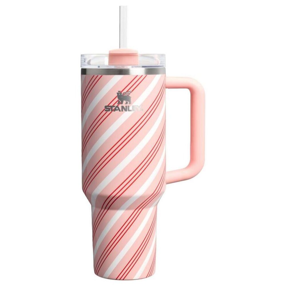 Stanley 40 oz Stainless Steel H2.0 FlowState Quencher Tumbler Strawberry Twist